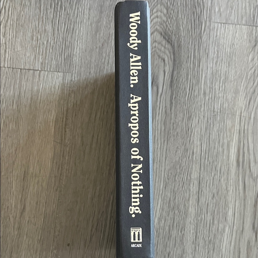 Woody Allen Hardcover Book Apropos of nothing
